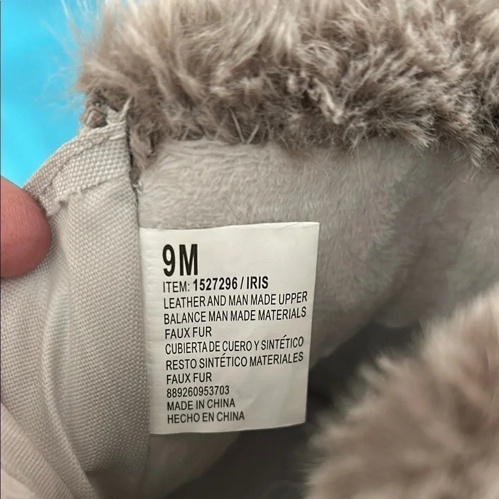 Khombu Gray Winter & Rain Boots with Cozy Plush Lining EUC